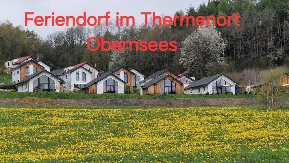 Thumbnail-Vollmöblierter Bungalow im Ferien- und Thermendorf Obernsees als Ferien- und Zweitwohnsitz-Domizil. Besichtigungstermin verinbaren.