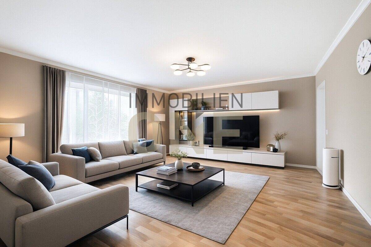 Thumbnail-Modernisierte 4-Zimmer-Wohnung mit Balkon, Garten + zusätzlichem Dachgeschoss 82m² zur individuellen Ausbaureserve!