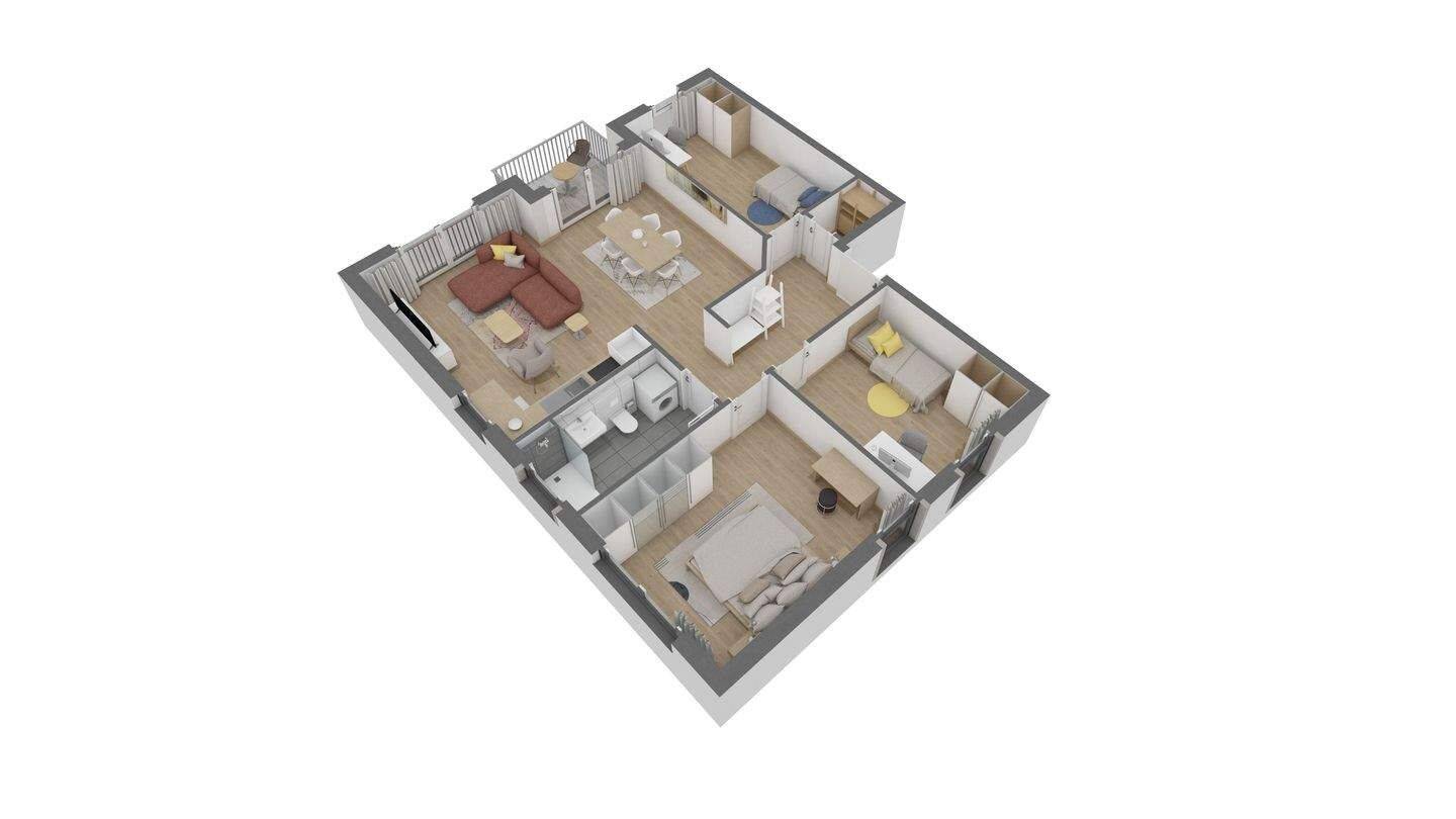 Thumbnail-Attraktive 4,5 Zimmer-Wohnung im 2.OG mit Balkon und Aufzug