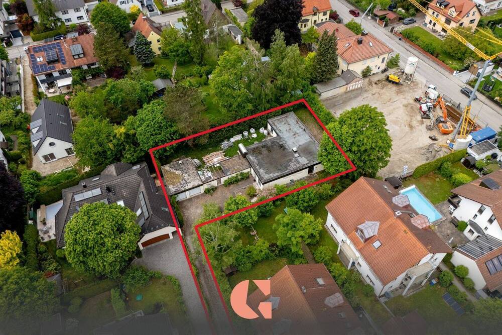 Thumbnail-Baugrundstück mit Baugenehmigung für 12 Einheiten in ruhiger Lage