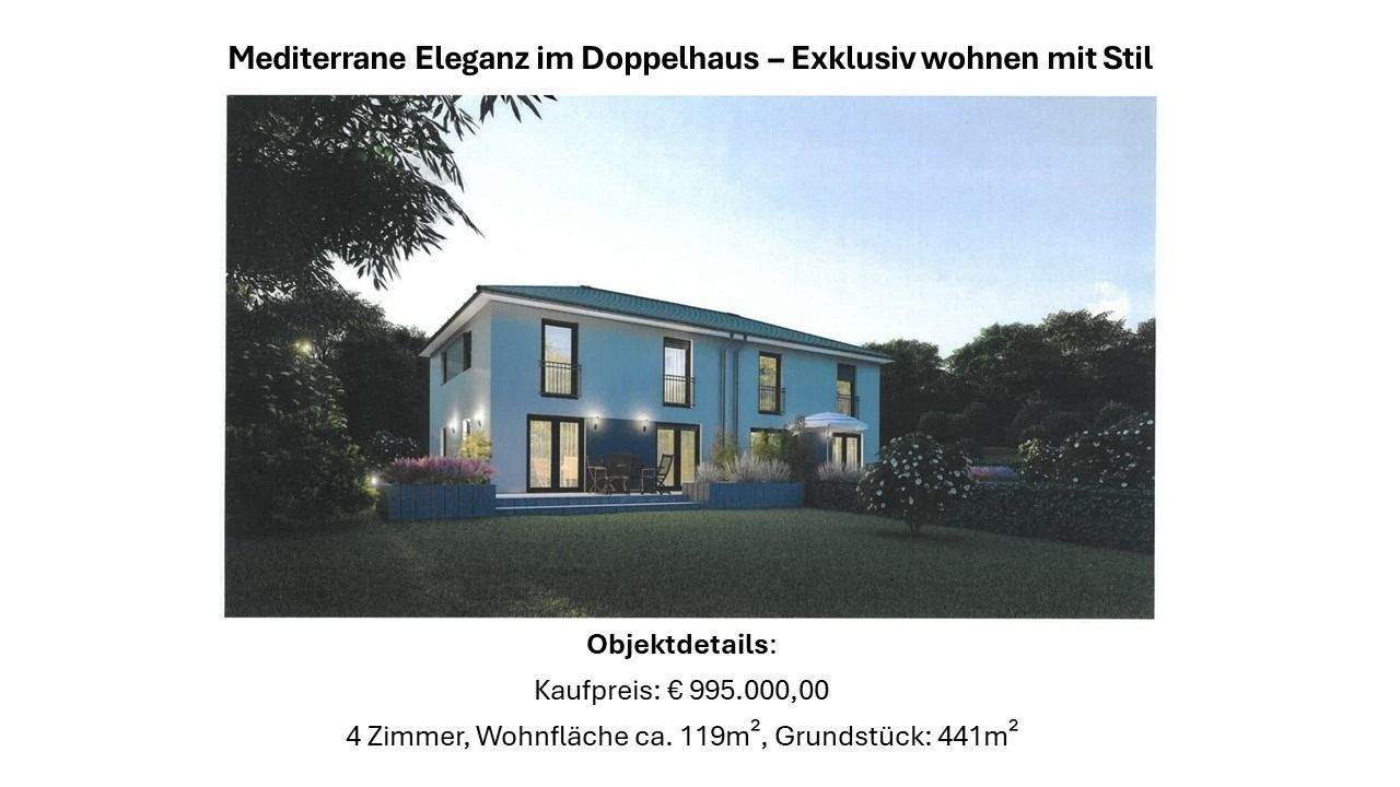 Thumbnail-FBC - Mediterrane Eleganz im Doppelhaus – Exklusiv wohnen mit Stil