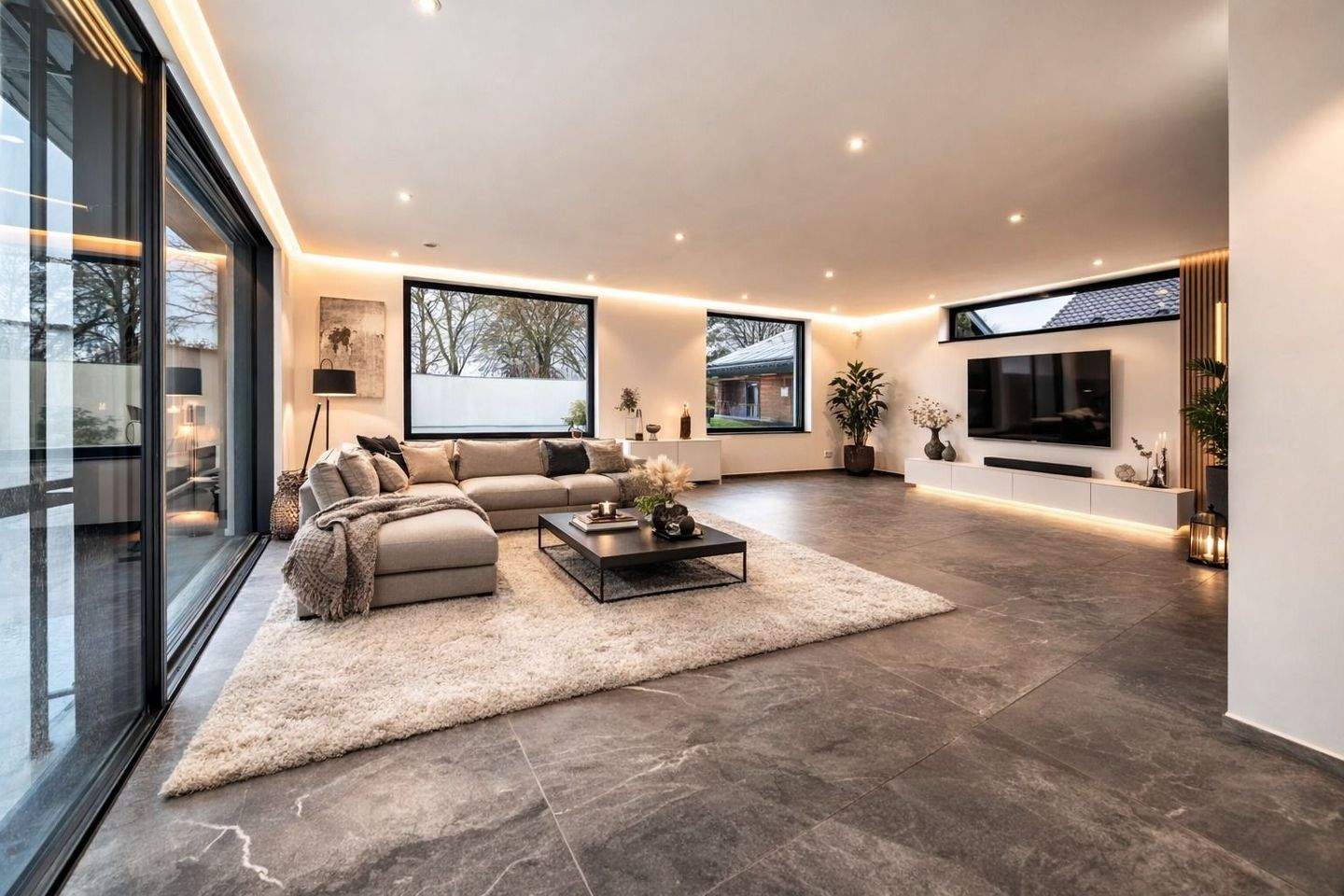 Thumbnail-Modernes Luxus-Einfamilienhaus mit zwei Einliegerwohnungen