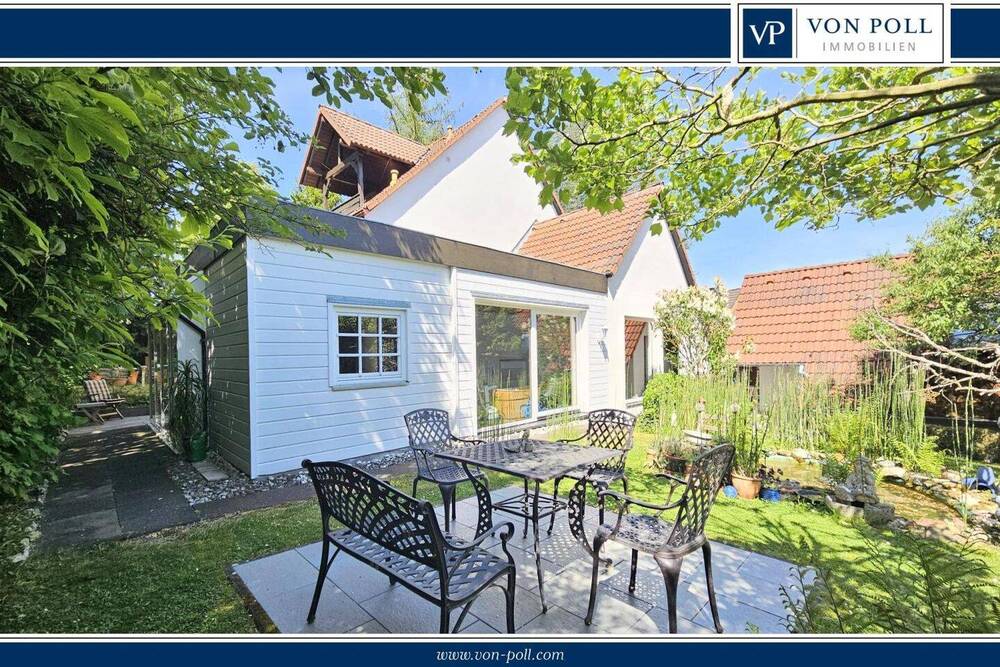 Idyllischer Rückzugsort im Garten
