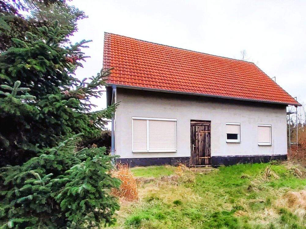 Thumbnail-Einfamilienhaus im Rohbau auf großem Doppelgrundstück mit zusätzlicher Bebauungsperspektive