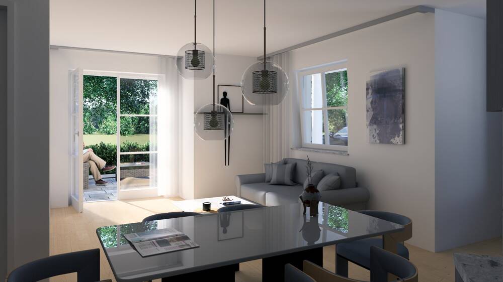 Thumbnail-MGF-Group: 4-Zimmer-Erdgeschosswohnung mit Terrasse und eigenem Garten - WHG 08.