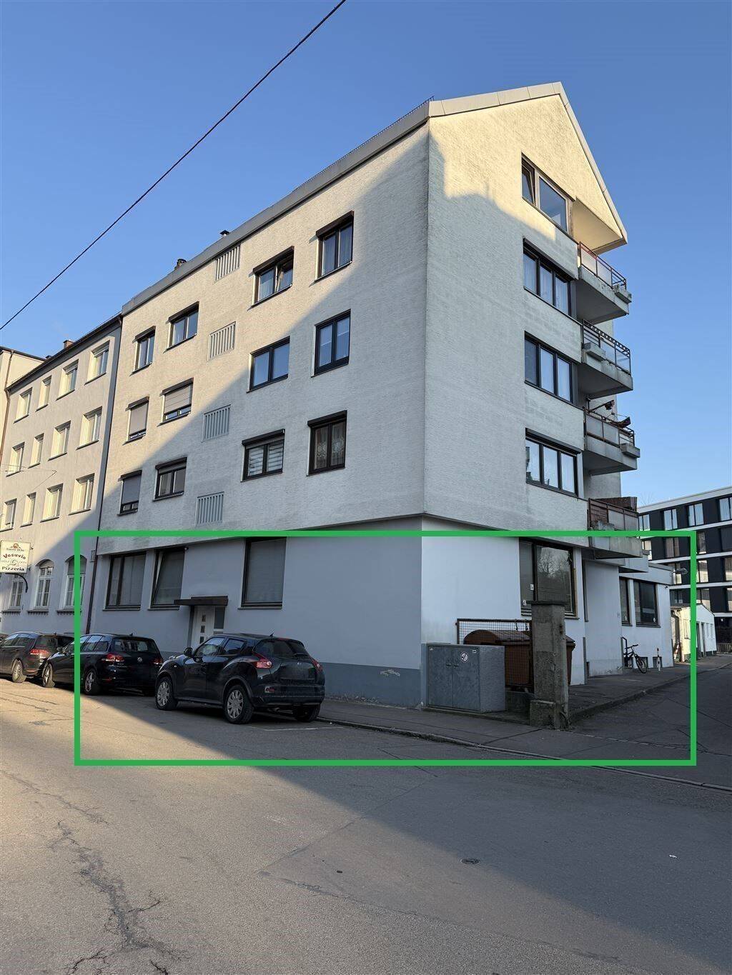 Wohnung grün markiert