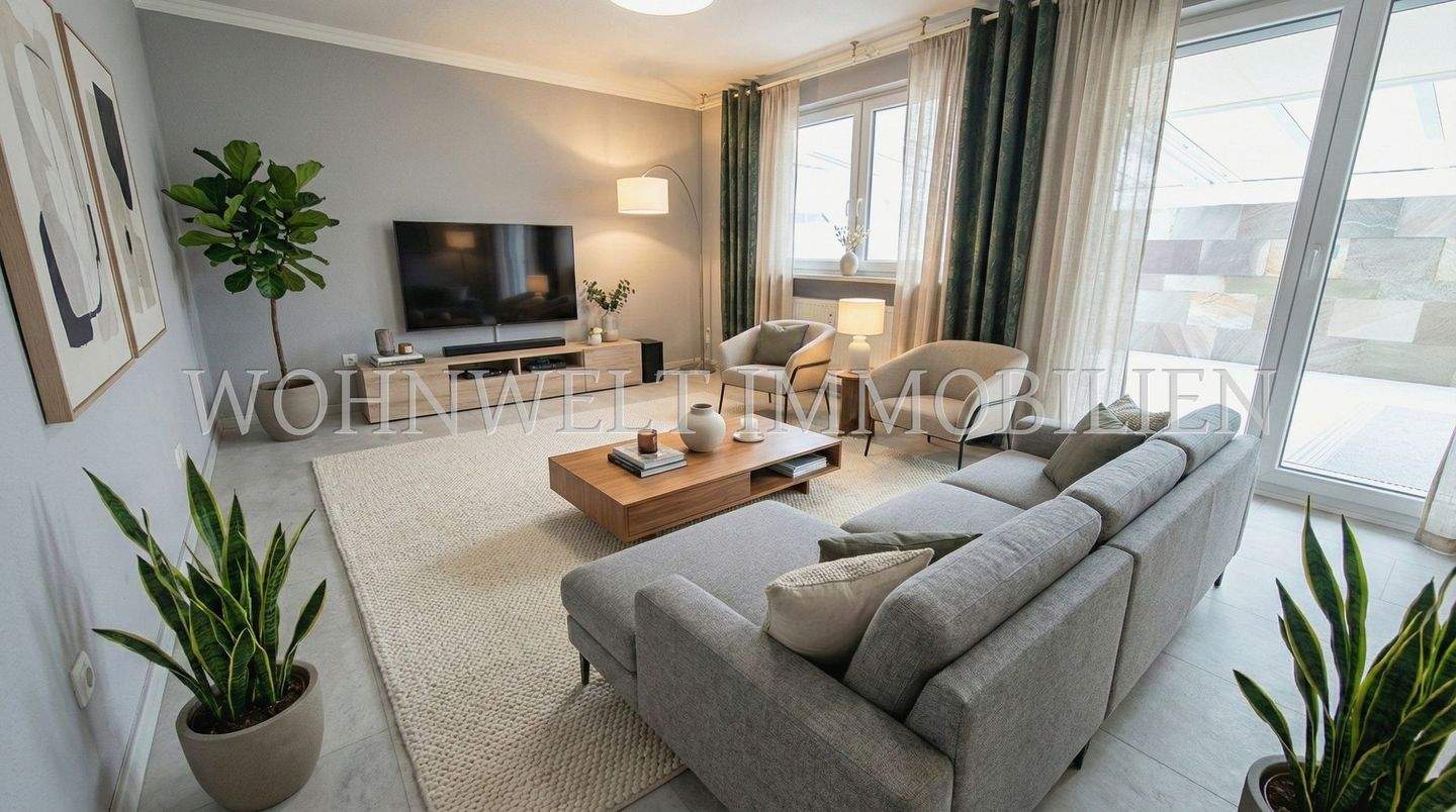 Thumbnail-Traumhafte 4 Zi. EG-Wohnung mit Wintergarten