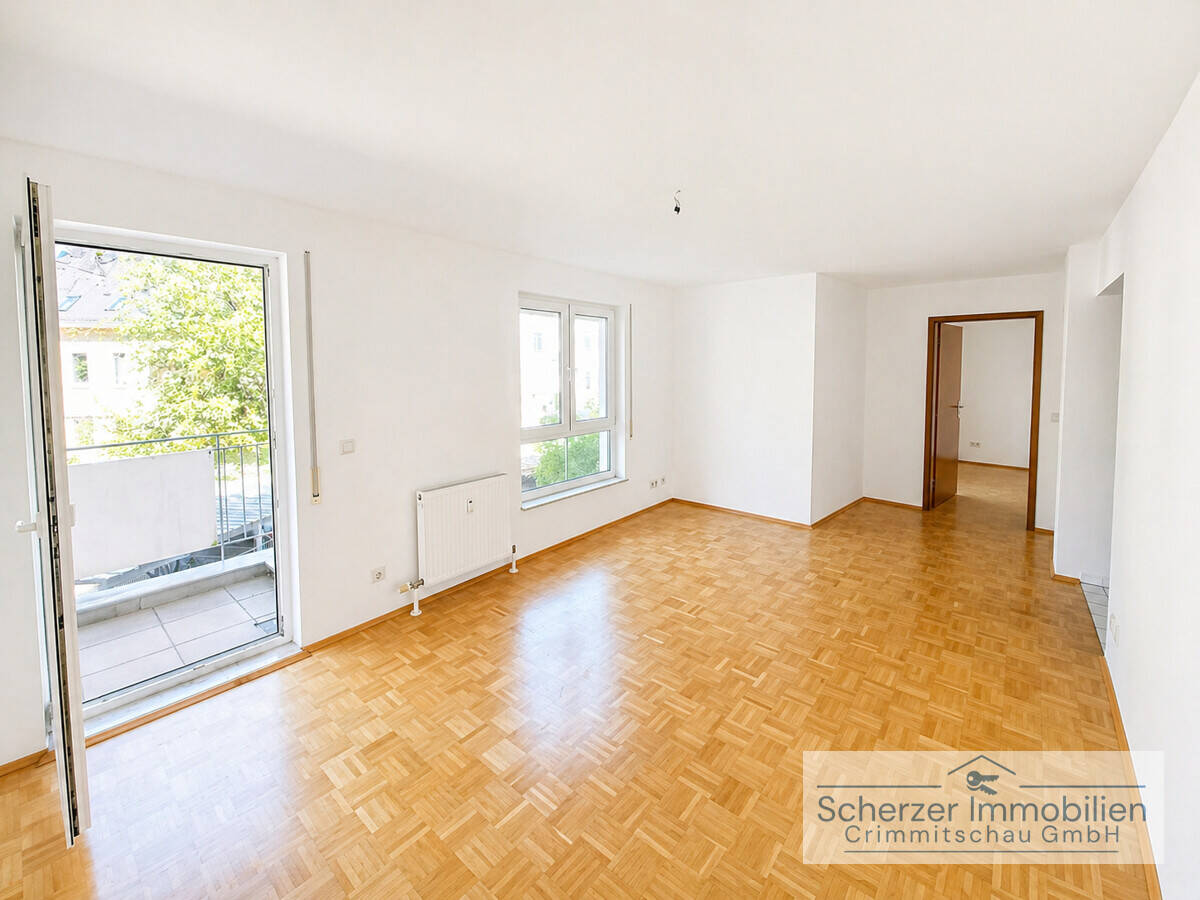 Thumbnail-2-Zimmer Wohnung im 1. OG mit Einbauküche, Balkon und Aufzug, Mannichswalder Platz, Crimmitschau