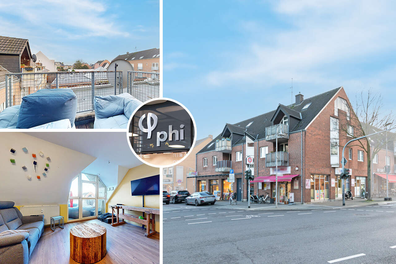 Thumbnail-PHI KÖLN - Gepflegter Maisonette-Traum mit Balkon und Tiefgaragenstellplatz im Zentrum von Pulheim!