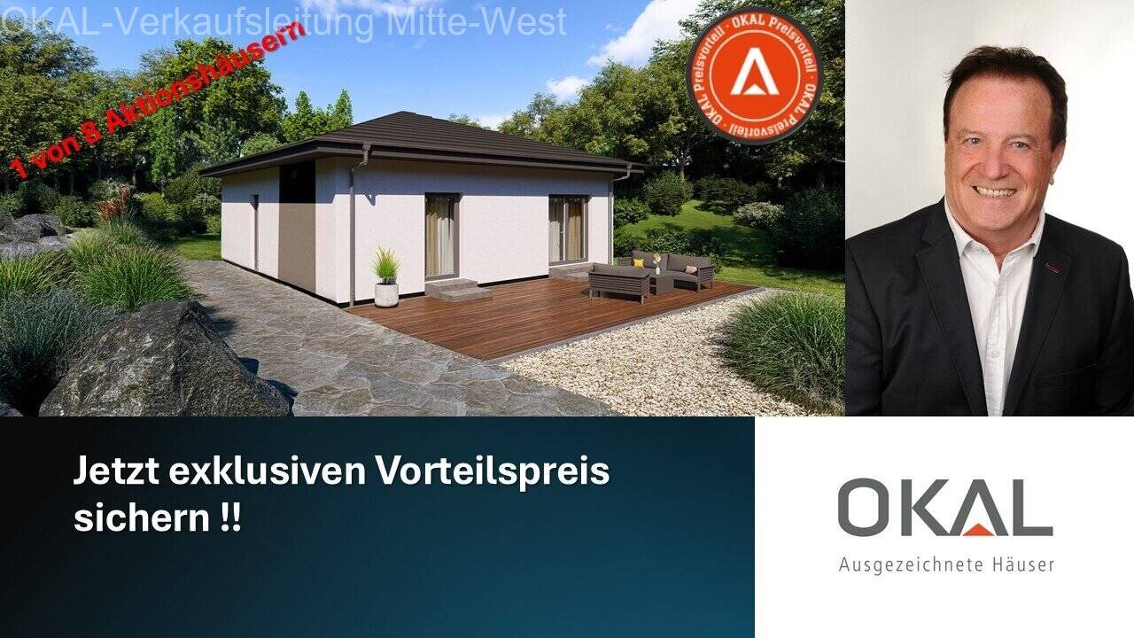 Thumbnail--AKTION !!! KOMPAKTES WOHNEN MIT STIL UND FUNKTION - Malervorbereitet auf Ihrem Grundstück