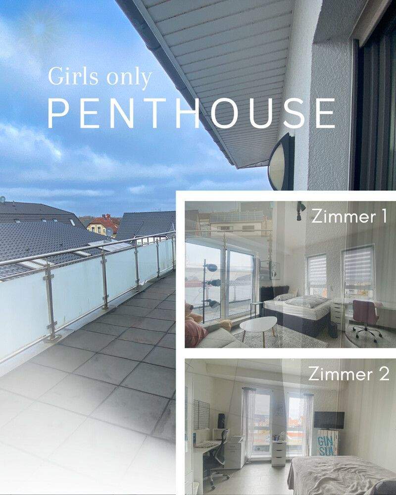 Thumbnail-PENTHOUSE ALS WG?- 2 freie Zimmer über den Dächern von Vechta!