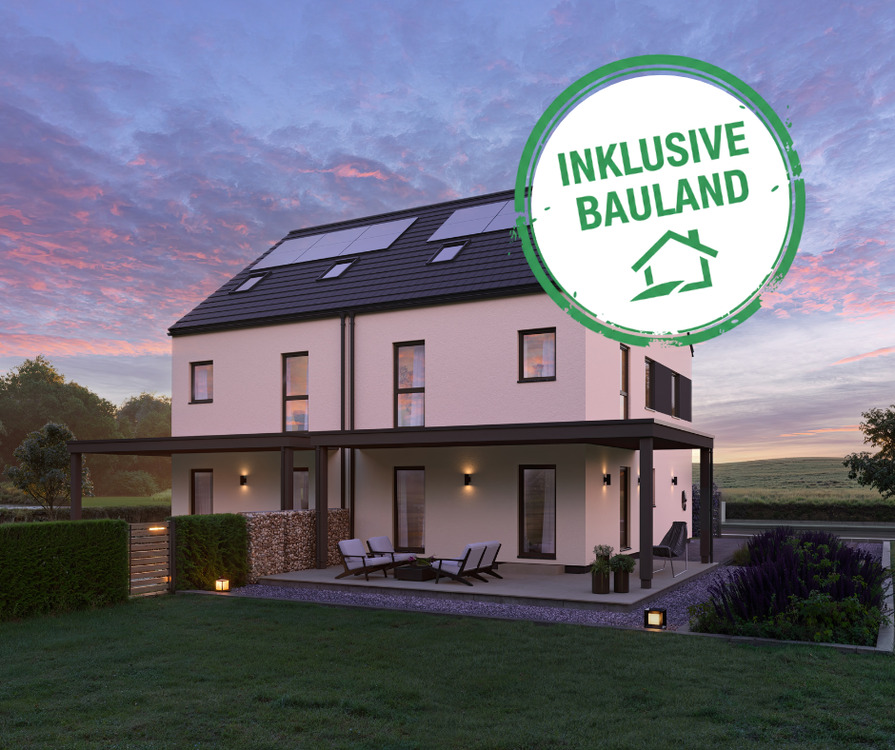 Thumbnail-Neubau. Moderne Doppelhaushälfte mit Traumgrundstück.