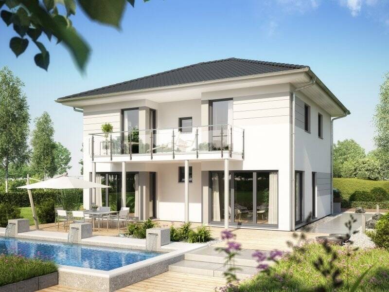 Thumbnail-Bezugsfertiges, attraktives EFH Florenz S incl. Thermo-Keller, wie Abb., incl. Grundstück zzgl. NK