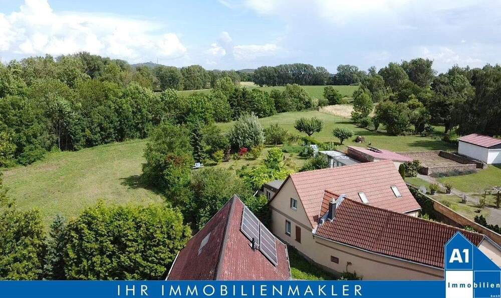 Thumbnail-Einfamilienhaus mit Nebengelass auf einem großen und von viel Grün umgebenen Grundstück am Ortsrand von Nauendorf