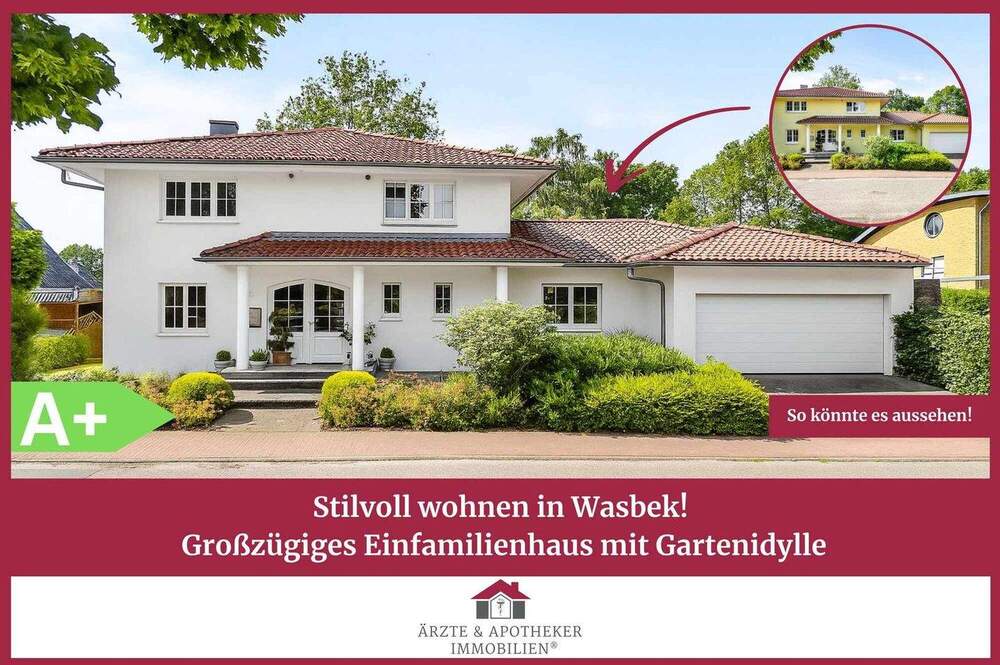Thumbnail-RESERVIERT - Stilvoll wohnen in Wasbek - Großzügiges Einfamilienhaus mit Gartenidylle!
