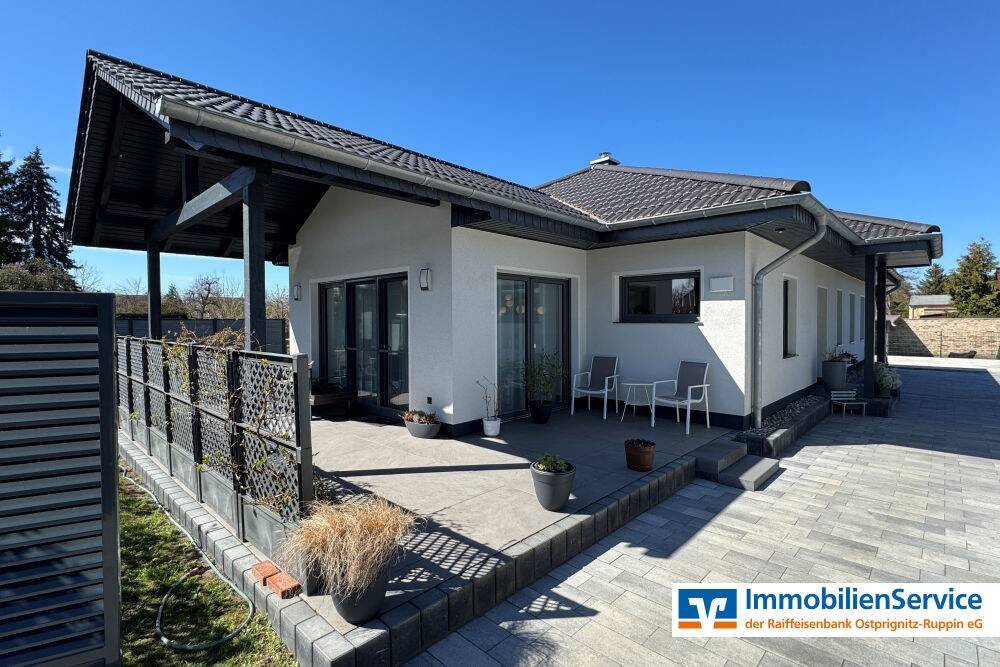 Thumbnail-Neubauperle in Wustrau - exklusives Einfamilienhaus mit moderner Technik und sonniger Lebensqualität