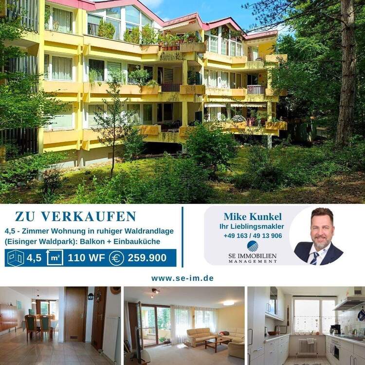 Thumbnail-Wohnen im Grünen ! Familienfreundliche und großzügige Wohnung, zentral im Waldpark