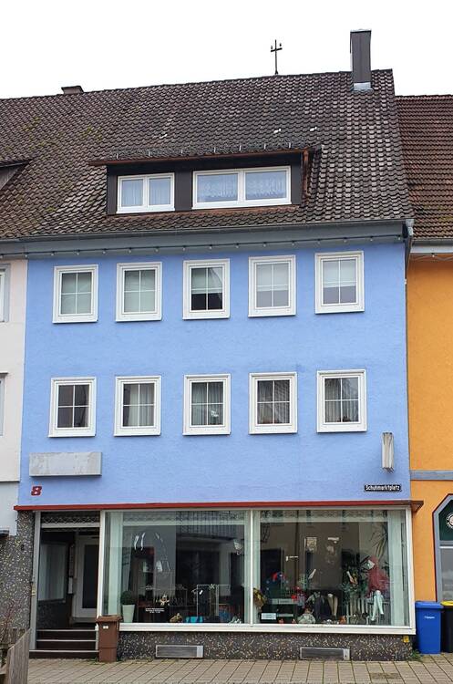 Thumbnail-Wohn- und Geschäftshaus (Reihenmittelhaus) mit 3 Wohnungen und Gewerbeeinheit (Laden)