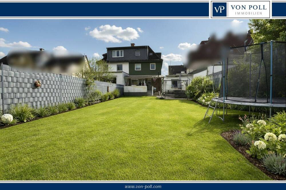 Thumbnail-Modernisierte DHH mit 4 Schlafzimmern, schönem Garten & viel Platz in Duisburg Huckingen