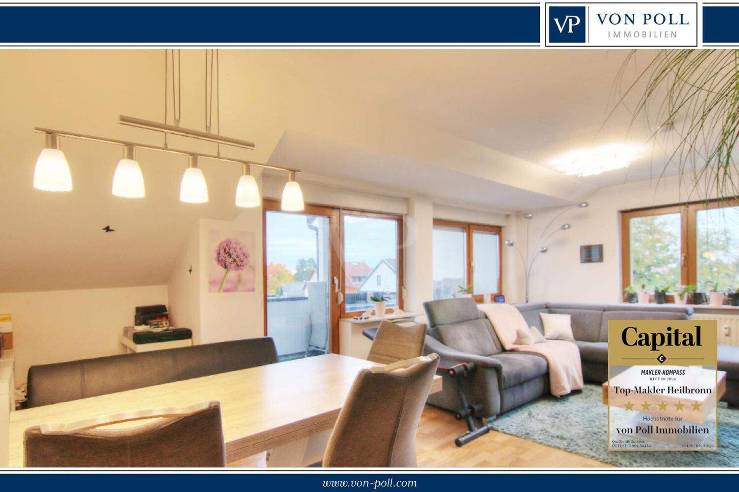 Thumbnail-Charmante 3-Zimmer-Dachgeschosswohnung mit Südbalkon - ideale Investition zur Altersvorsorge