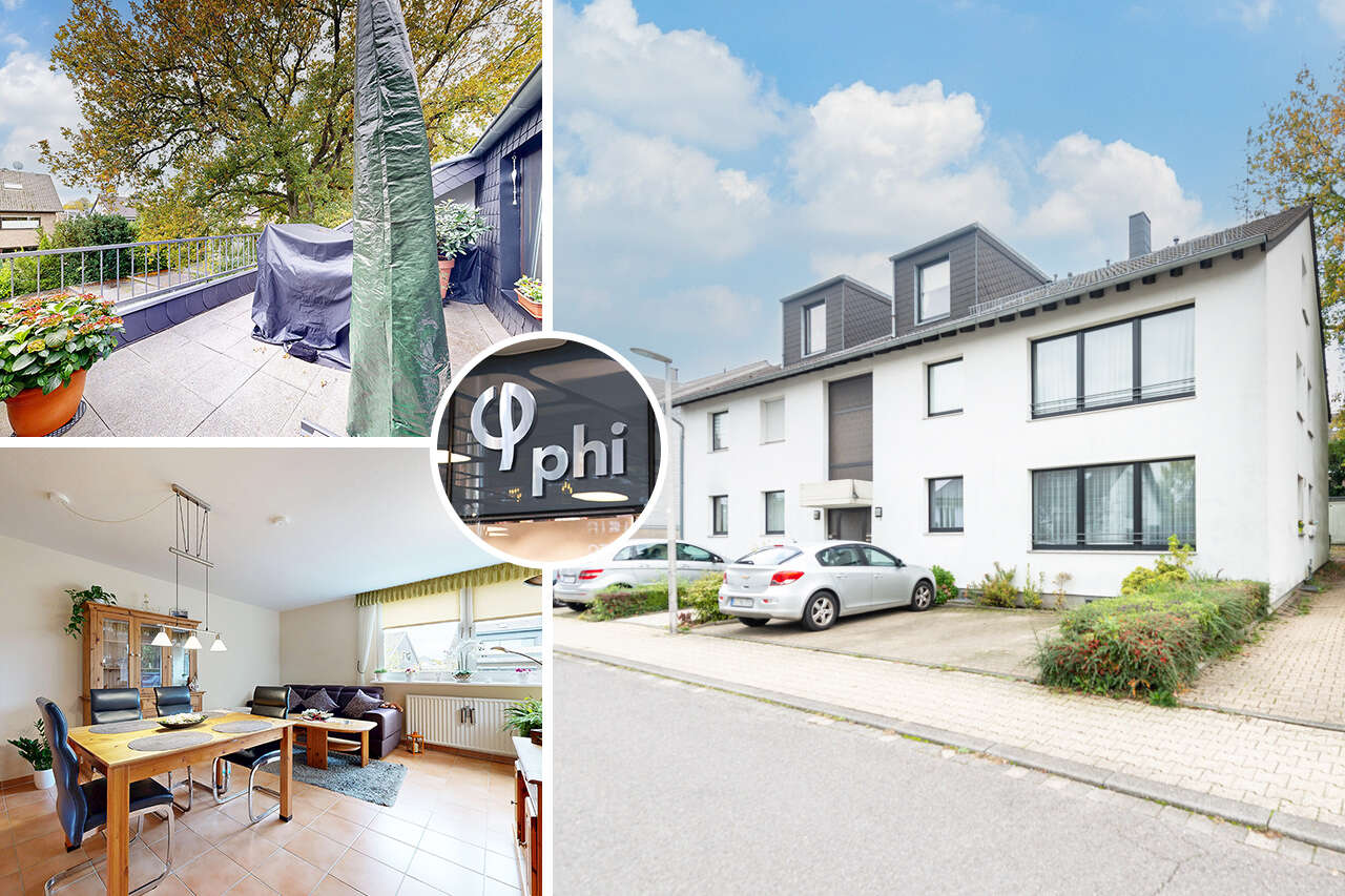 Thumbnail-PHI AACHEN - Charmante Wohnidylle mit sonnenverwöhnter Dachterrasse und Garage in Aachen!