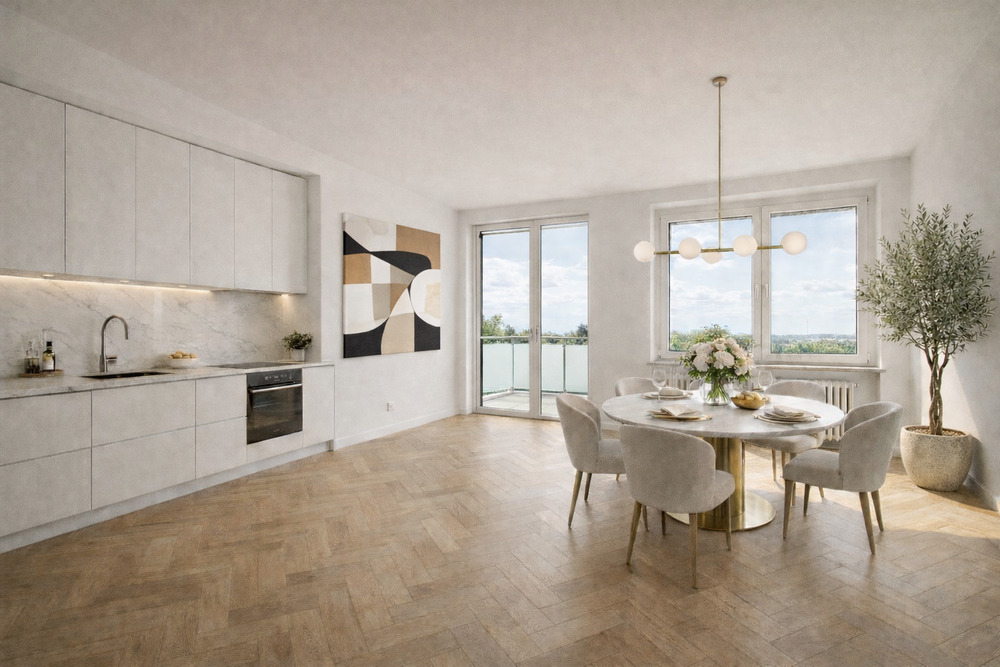 Thumbnail-Wenn Träume wahr werden! Große 2,5-Zimmer-Wohnung mit Sonnenbalkon zum Wohlfühlen, neue Böden & Bad!