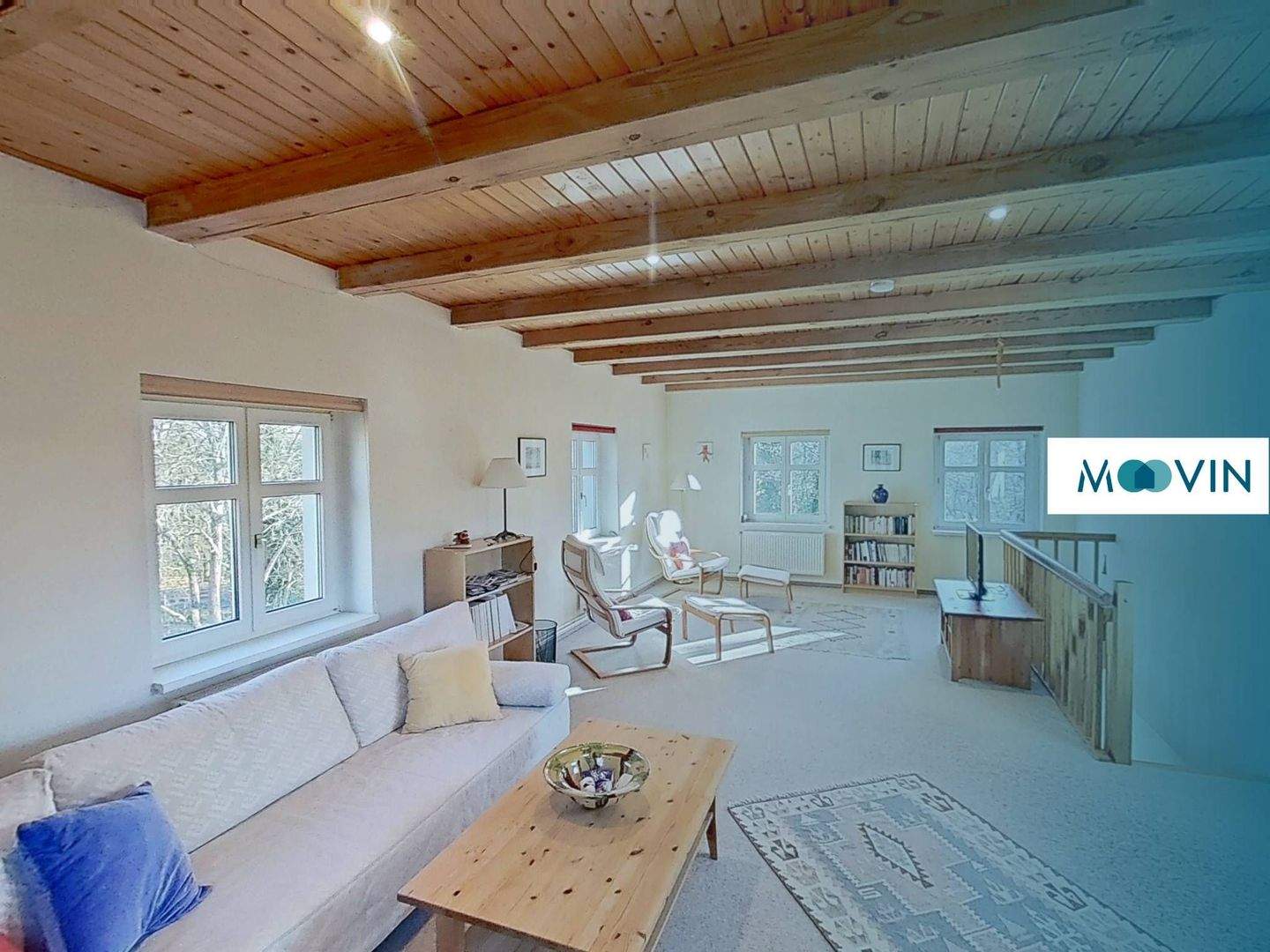 Thumbnail-Gemütliches, vollmöbliertes Einfamilienhaus mit 5 Zimmern, viel Lichteinfall und großem Garten