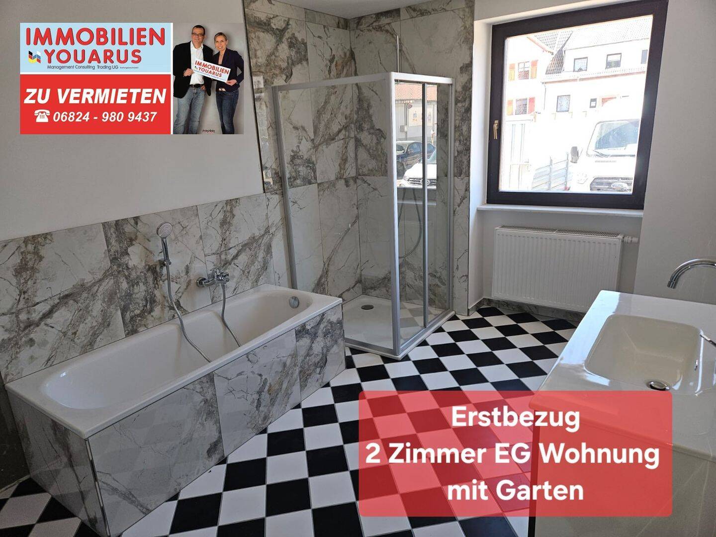 Thumbnail-Erstbezug - 2,5 Zimmer Erdgeschoss Wohnung mit Garten im Herzen der Ottweiler Altstadt