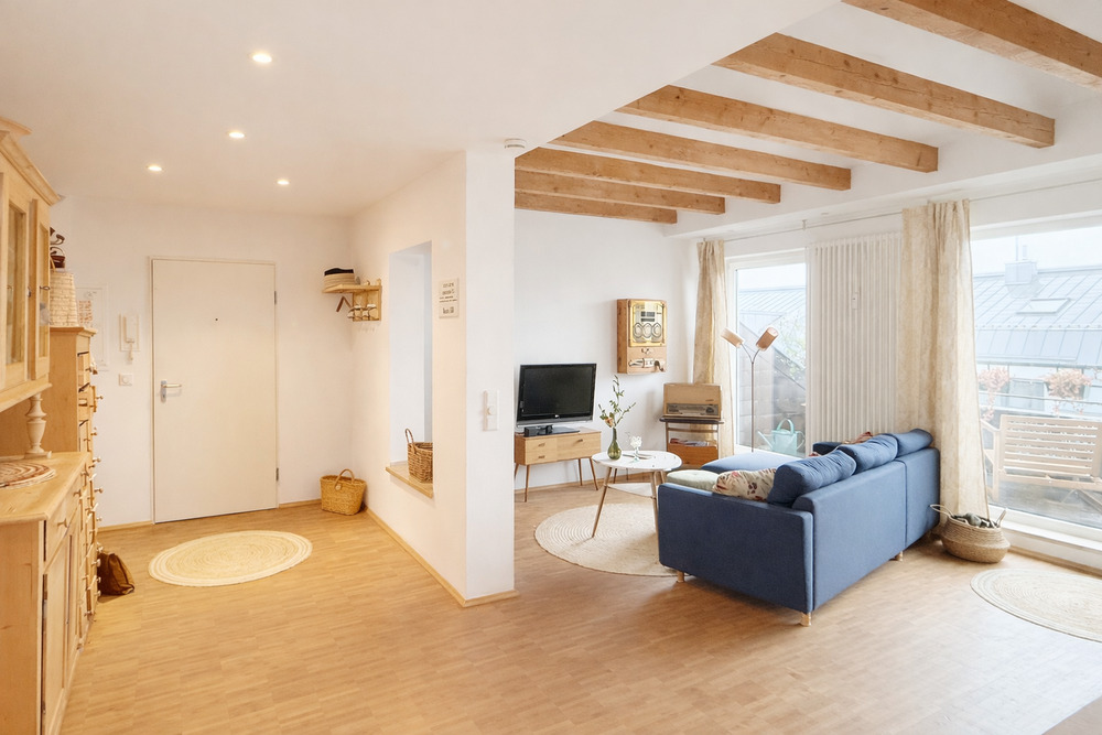 Thumbnail-Düsseldorf-Unterbilk - Lichtdurchflutete Dachgeschosswohnung mit zwei Terrassen und Aufzug