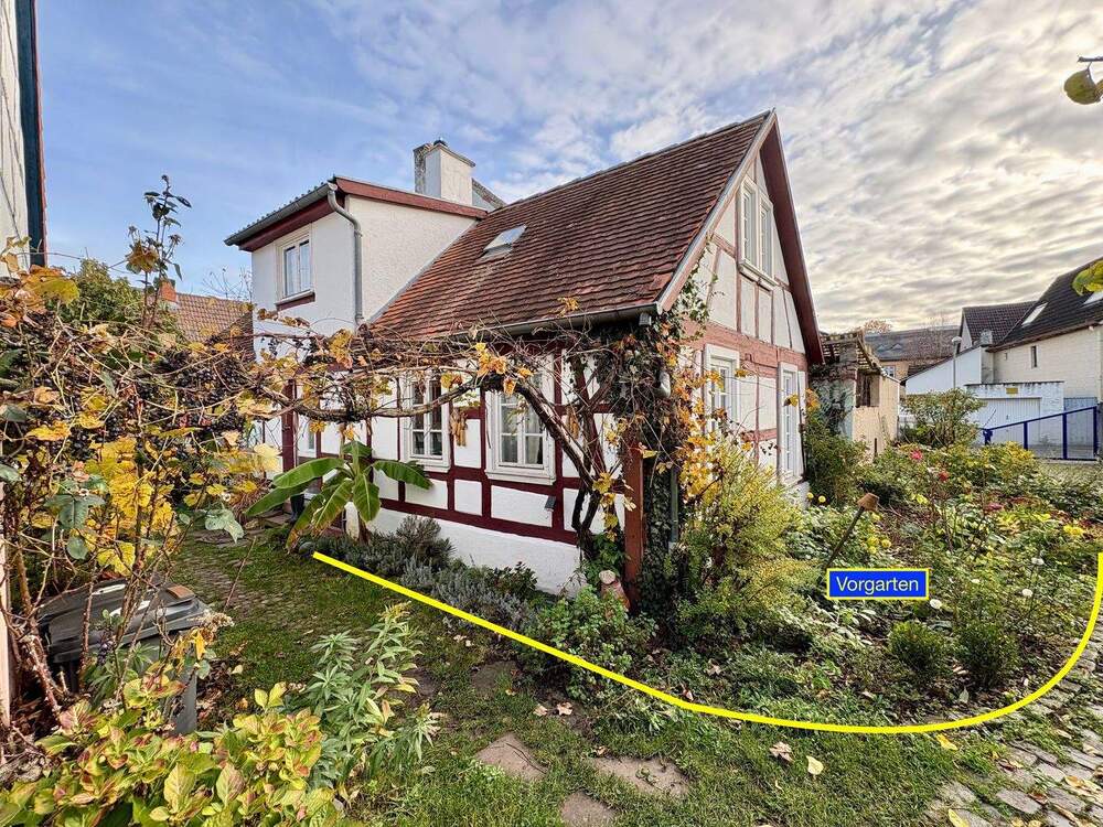 Thumbnail-Schönes Fachwerkhaus mit kleinem Garten in ruhiger Lage