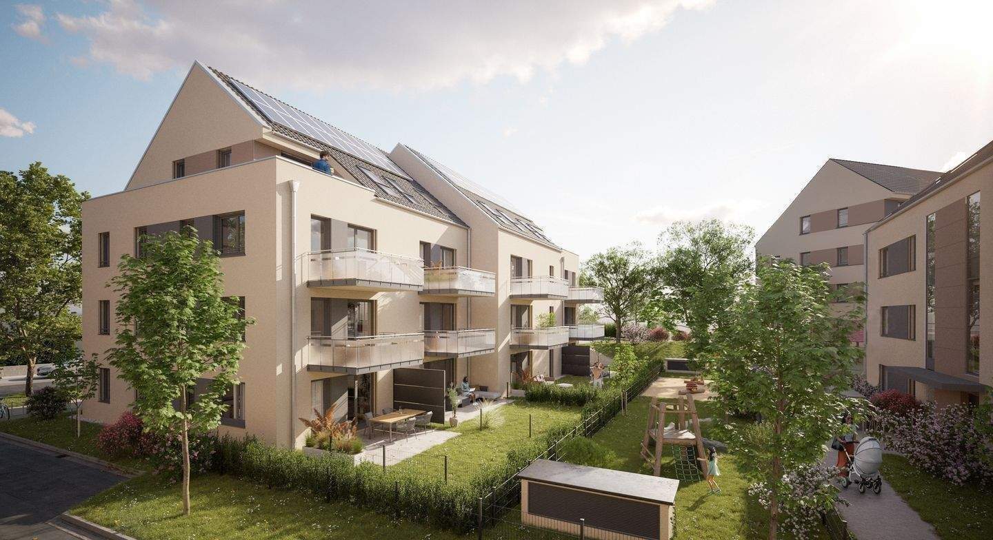 Thumbnail-NEU: Sonnige Gartenwohnung mit Süd-Terrasse und eigenem Garten, KfW 40 QNG