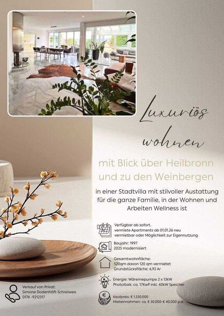 Thumbnail-Luxuriös wohnen mit Blick über Heilbronn zu den Weinbergen