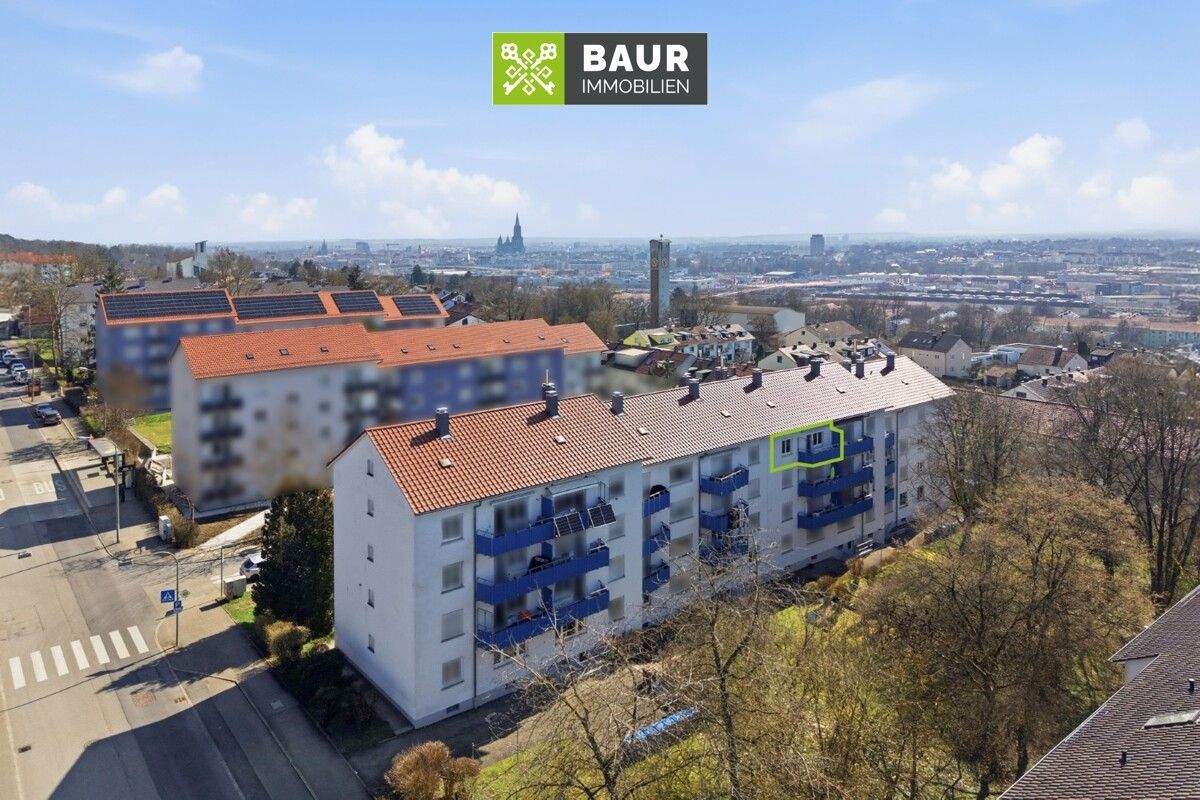 Thumbnail-360° I Vermietete 3-Zimmerwohnung mit Balkon am Eselsberg