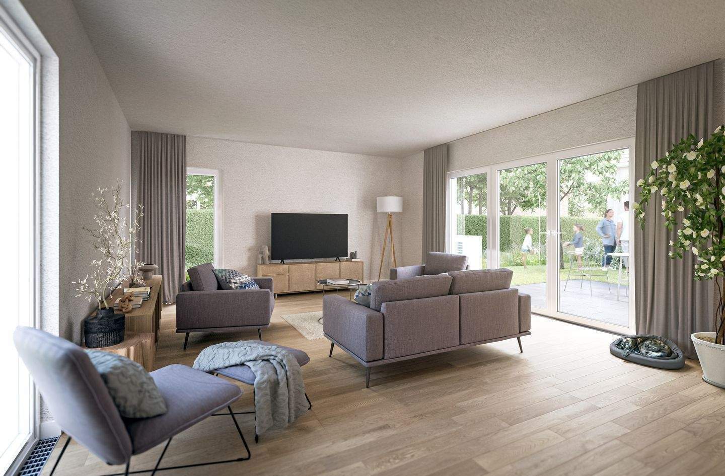 Thumbnail-Gartenhofhaus - Wohnen auf einer Ebene