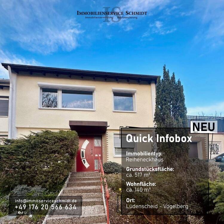 Thumbnail-Gepflegtes und renoviertes Reiheneckhaus in zentrale Lage von Lüdenscheid (Vogelberg