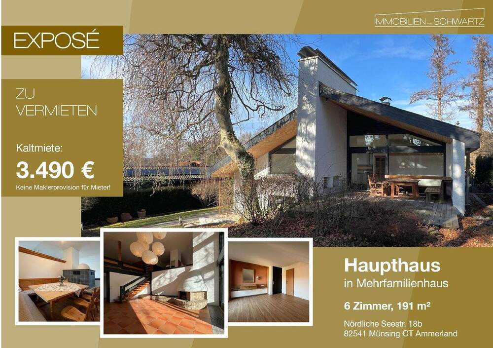 Thumbnail-Haupthaus in MFH am Starnberger See • 6 Zimmer • 191 m² + Garten