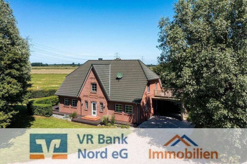 Thumbnail-Einmaliges Angebot: Neuwertiges EFH mit FeWo und Halle in Alleinlage nahe HusumNordsee