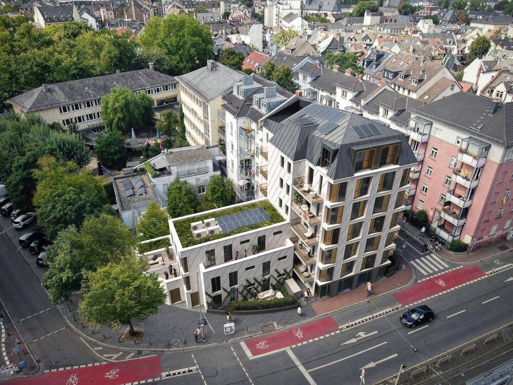 Thumbnail-Luxus Neubauwohnung mit 2 XXL-Dachterrassen mit Blick zum Henninger Turm