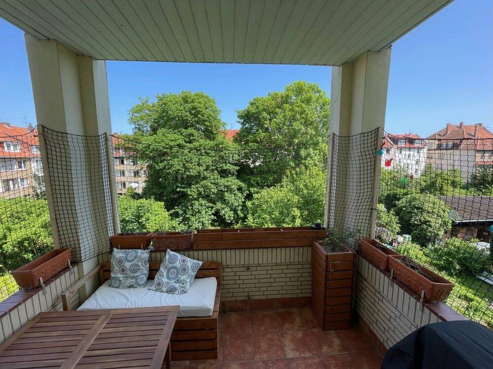 Thumbnail-Helle Wohnung, gr. Balkon, 3 Zi. ruhig,Parkett, Keller