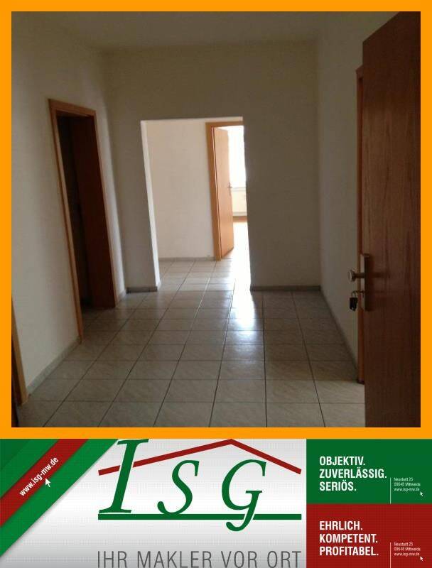 Thumbnail-3-R Wohnung im 2. Obergeschoss mit 26m² Wohnzimmer, Laminat, gebrauchte EBK