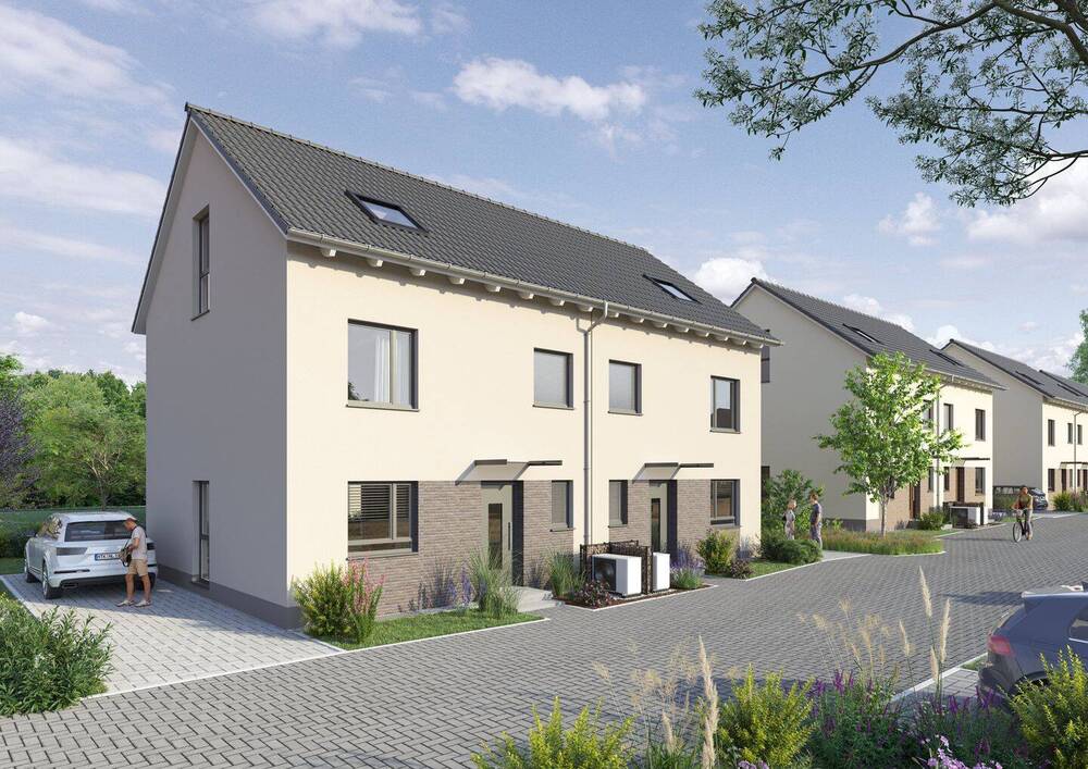 Thumbnail-Doppelhaushälften in Flörsheim-Wicker: Klimafreundliches Wohnen