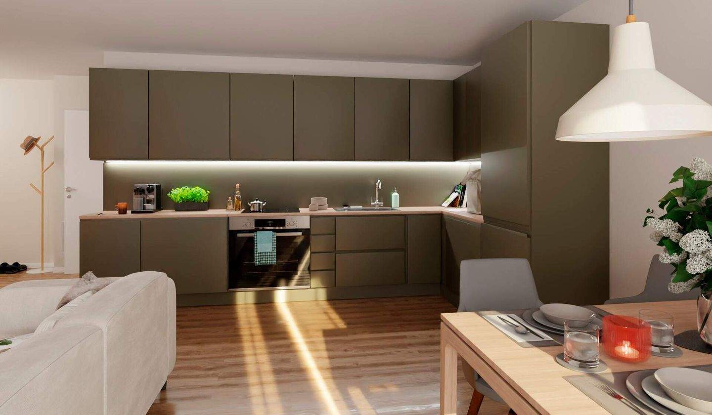 Thumbnail-Erdgeschosswohnung mit Terrasse und 38 m² Gartenanteil