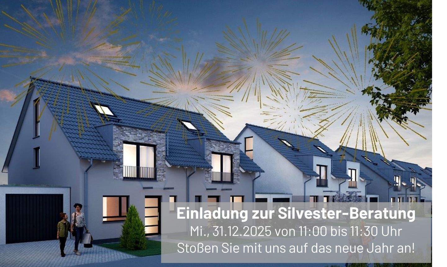 Thumbnail-**SILVESTER-BERATUNG** #Neubau# DHH mit eigenem Garten