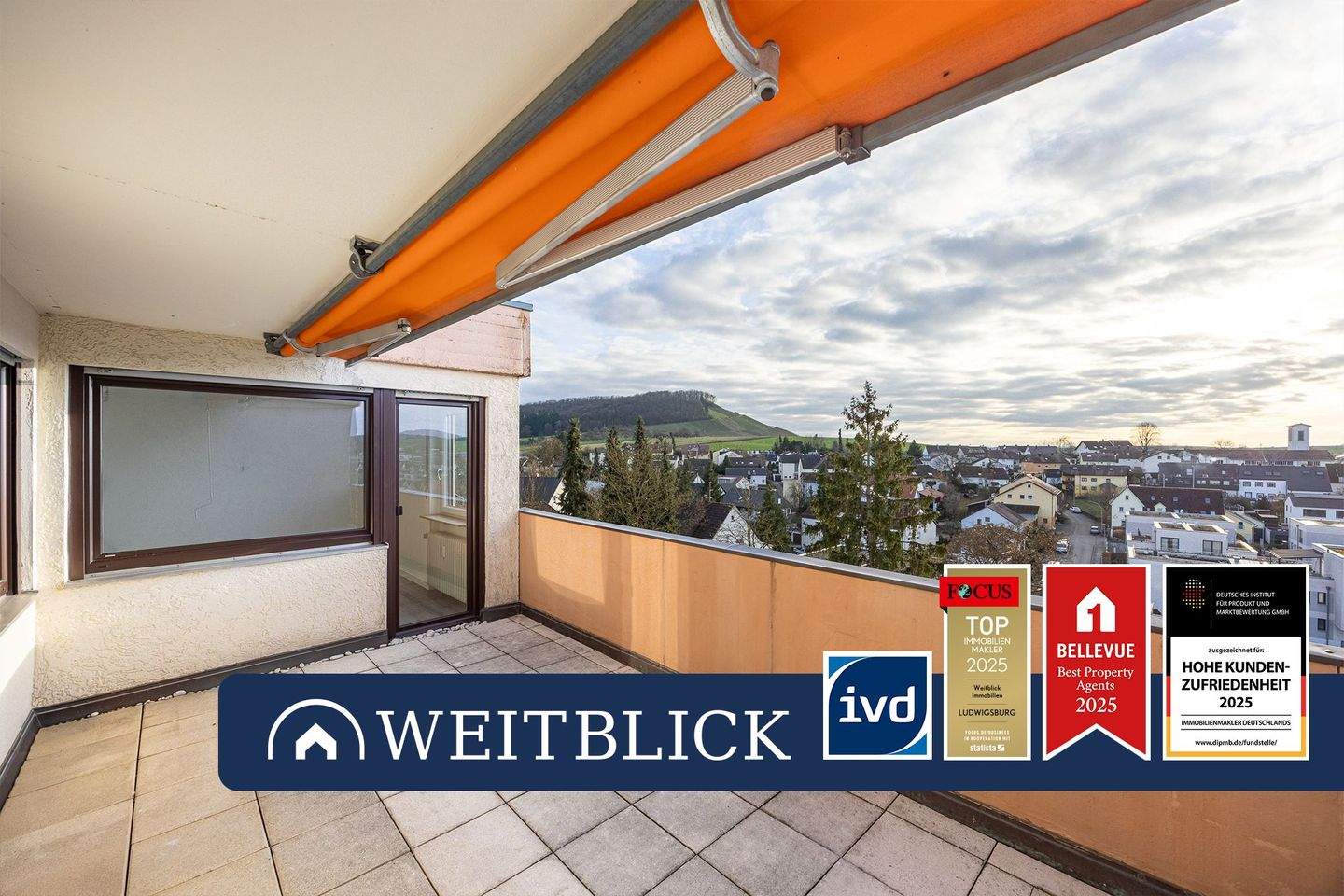 Thumbnail-WEITBLICK: Sonniges Wohnen über den Dächern von Großbottwar!