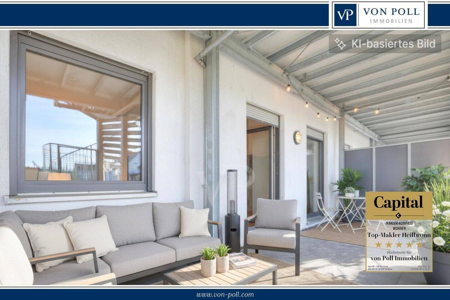 Thumbnail-Urban wohnen, entspannt leben - 2-Zimmer-Wohnung mit großer Terrasse