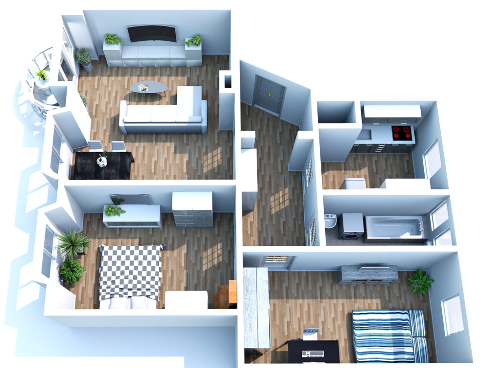 Thumbnail-großzügige 3-Raum-Wohnung mit Balkon und KFZ-Stellplatz im Zentrum von Döbeln