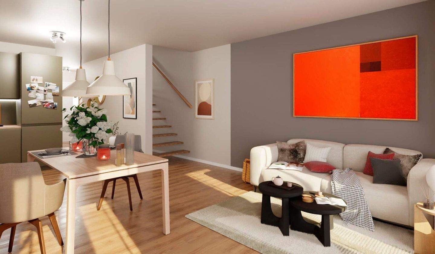 Thumbnail-4-Zi.-Maisonettewohnung, Terrasse mit Garten und zwei Bäder