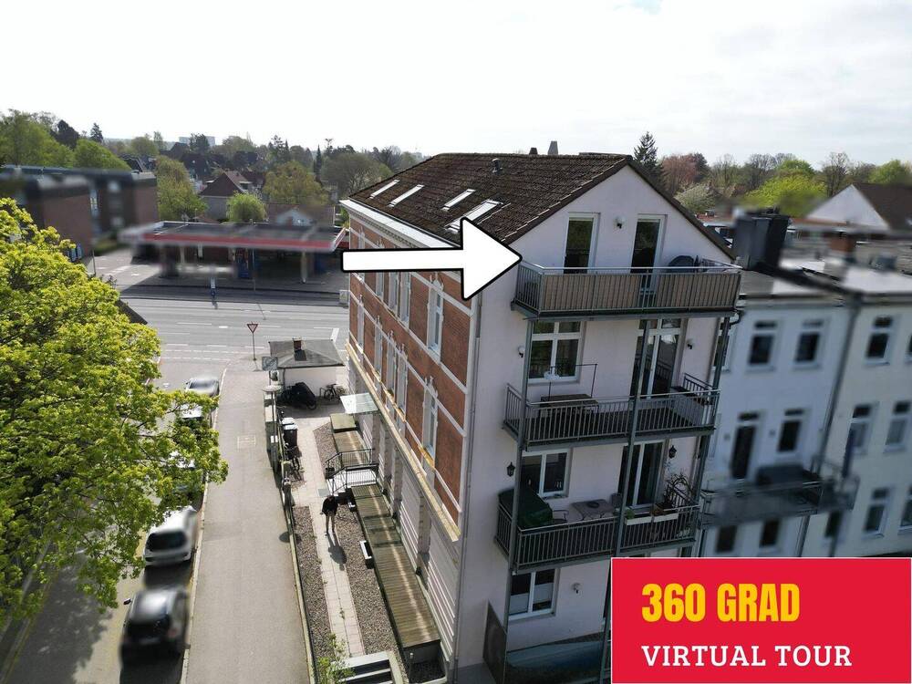 Thumbnail-3-Zimmer-Dachgeschosswohnung mit Balkon
