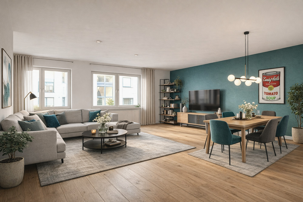 Thumbnail-Urban & großzügig: 5-Zimmer-Wohnung in unmittelbarer Nähe zur Lorettostraße