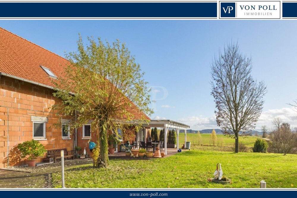 Thumbnail-Landidylle genießen: Ebenerdiges Wohnen mit erholsamen Weitblick - Sofort bezugsfrei